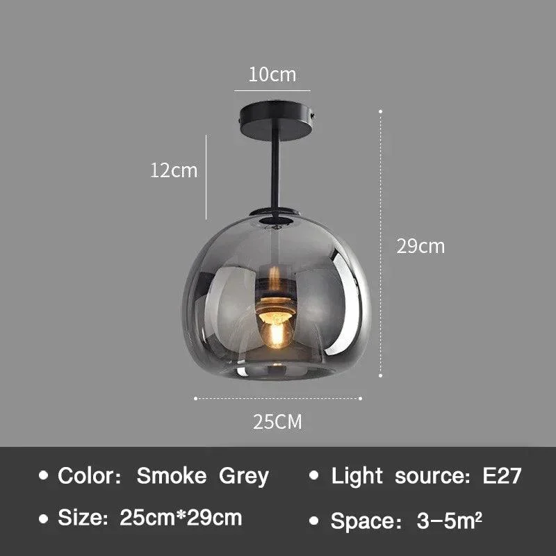 EssenceGlow - Minimalist Glass Ceiling Lamp -  - #tag1#