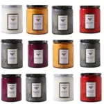 Essential Oil Fragrant Scented Candle Jar tag1