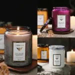 Essential Oil Fragrant Scented Candle Jar tag1