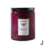 Essential Oil Fragrant Scented Candle Jar tag1