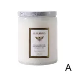 Essential Oil Fragrant Scented Candle Jar tag1