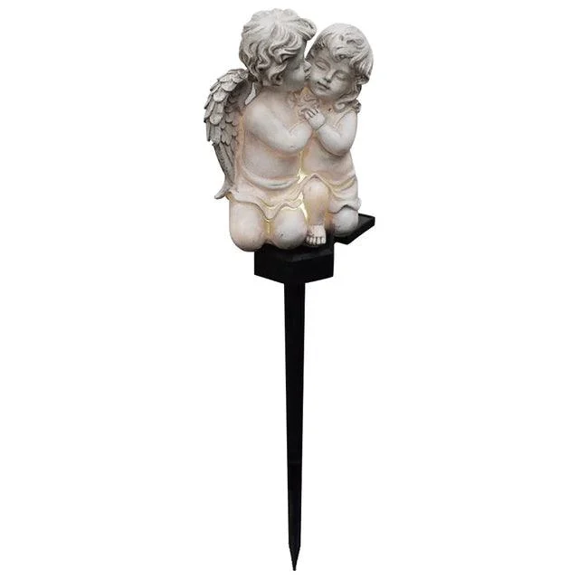 EternalLight - Angel of Resin Solar Lamp -  - #tag1#