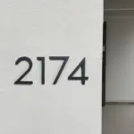Eunice House Numbers tag1