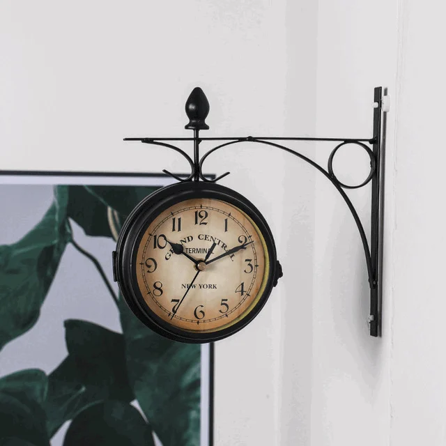 EuroElegance Double Sided Wall Clock -  - #tag1#