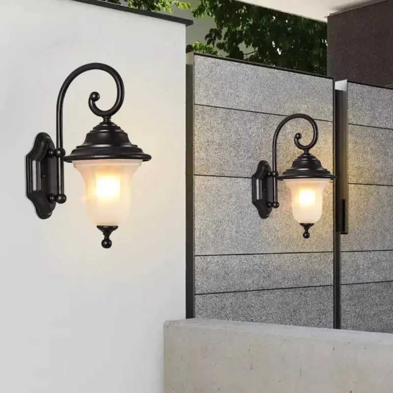 Europe Outdoor Porch Light Retro Wall Lamps Waterproof Vintage Led Lighting for House Gate Patio Aisle e396d5d5 e384 4f59 b78a c4f1a7ed6b87