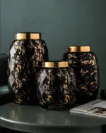 European Gilded Ceramic Vase Marble Pattern Countertop Living Room Furnishings Flower Arrangement Fresh Flowers Hydroponic Vase e2c06252 b10f 4bad 8810 915ee8c5afe5