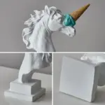 European Modern Decoration Ice Cream Smashing Horse Head Sculpture Resin Animal Abstraction Statue Figurine Home Desktop 6dbdb475 9388 43ab b6e9 036f23cefa44