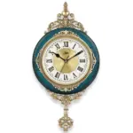 European-Style-Retro-Wall-Clock-Watch-Living-Room-Mute-Pendulum-Clock-Elegant-Taste-Family-Gift-Art European Style Retro Wall Clock Watch Living Room Mute Pendulum Clock Elegant Taste Family Gift Art