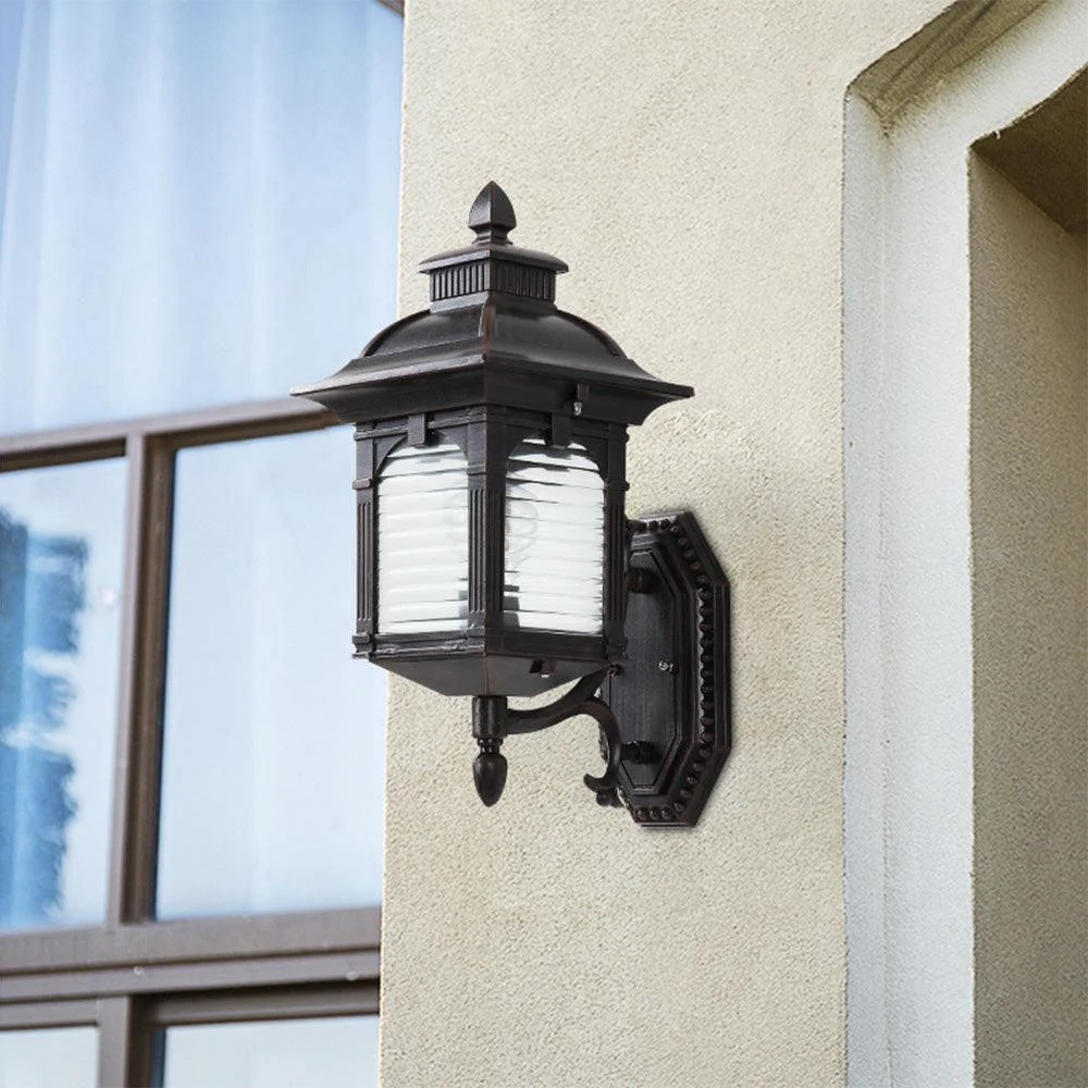 European Black Balcony Outdoor Wall Lamp -  - #tag1#