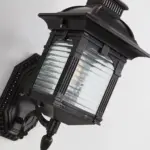 European Black Balcony Outdoor Wall Lamp tag1