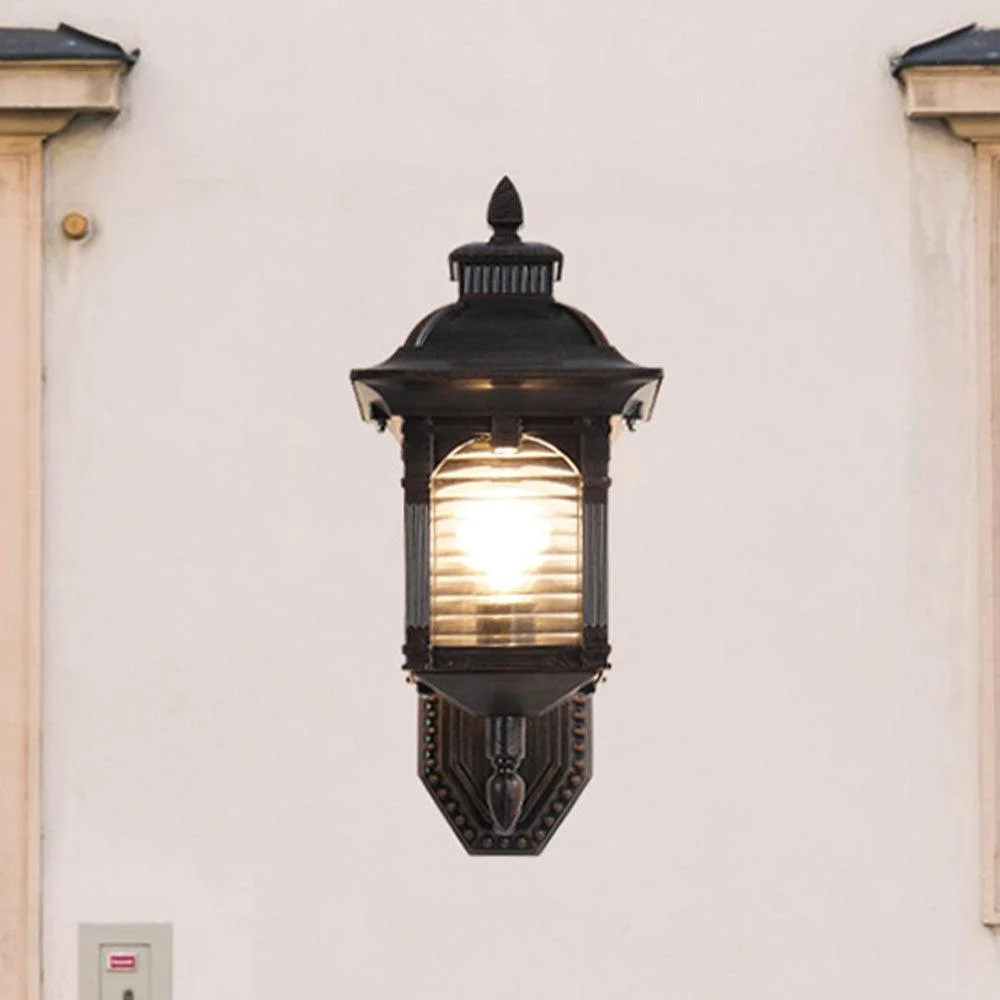 European Black Balcony Outdoor Wall Lamp -  - #tag1#