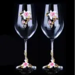 European Designed Crystal Glass Goblet and Decanter