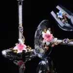 European Designed Crystal Glass Goblet and Decanter