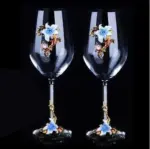 European Designed Crystal Glass Goblet and Decanter