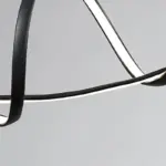 European Minimalist Black Pendant Lighting for Table Office Dining Room