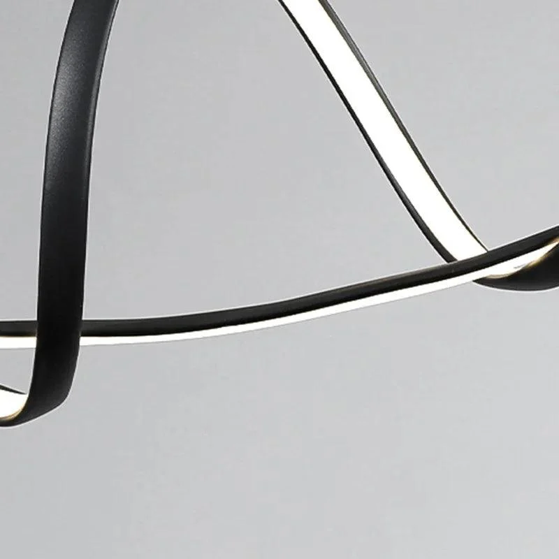 European Minimalist Black Pendant Lighting for Table Office Dining Room -