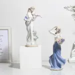 European Style Ballet Girl Ceramic Crafts Sculptures and Statues