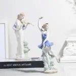 European Style Ballet Girl Ceramic Crafts Sculptures and Statues