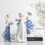 European Style Ballet Girl Ceramic Crafts Sculptures and Statues