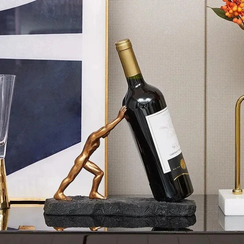 European Style Bottle Holder Man Sculpture -  - #tag1#