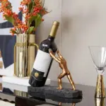 European Style Bottle Holder Man Sculpture tag1