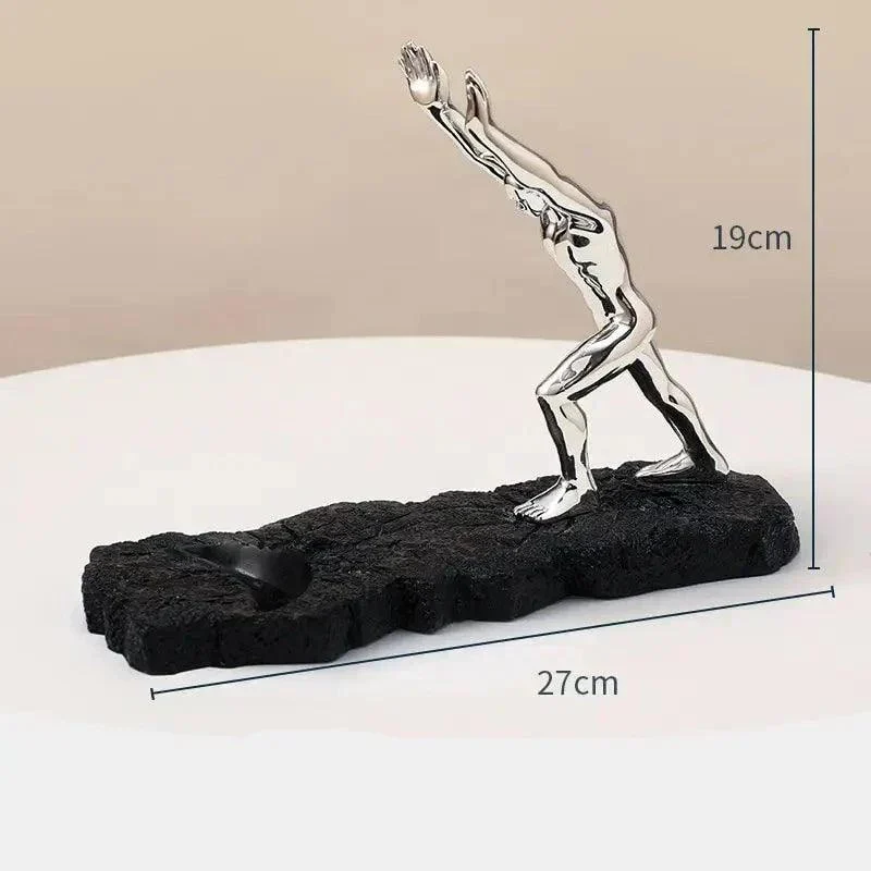 European Style Bottle Holder Man Sculpture -  - #tag1#