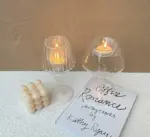 European_Style_Table_Lamp_Shaped_Amber_Glass_Candle_Holder_-_-4185626 European Style Table Lamp Shaped Amber Glass Candle Holder