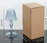 European_Style_Table_Lamp_Shaped_Amber_Glass_Candle_Holder_-_-4185647 European Style Table Lamp Shaped Amber Glass Candle Holder