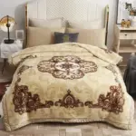 European Style Warm Raschel Blanket for Winter High End Soft Thicken Warmth Weighted Blanket Double Side tag1