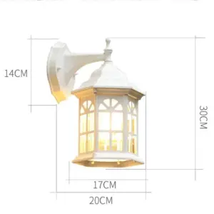 VintageLuxe – European Retro LED Outdoor Lamp for Stylish Lighting