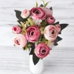 Europese Vintage Kunstzijde Thee Rose Bloemen 6 Hoofd 4 Kleine Bud Boeket Bruiloft Thuis Retro Nep.jpg 640x640 1af2e1df da1e 44a4 bdd9 9f1a3087c7cf