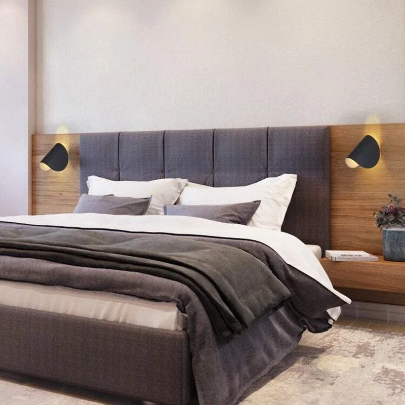 Eveline Modern Geometric LED Wall Lamp - 4 Colors Indoor/Outdoor Metal -  - #tag1#