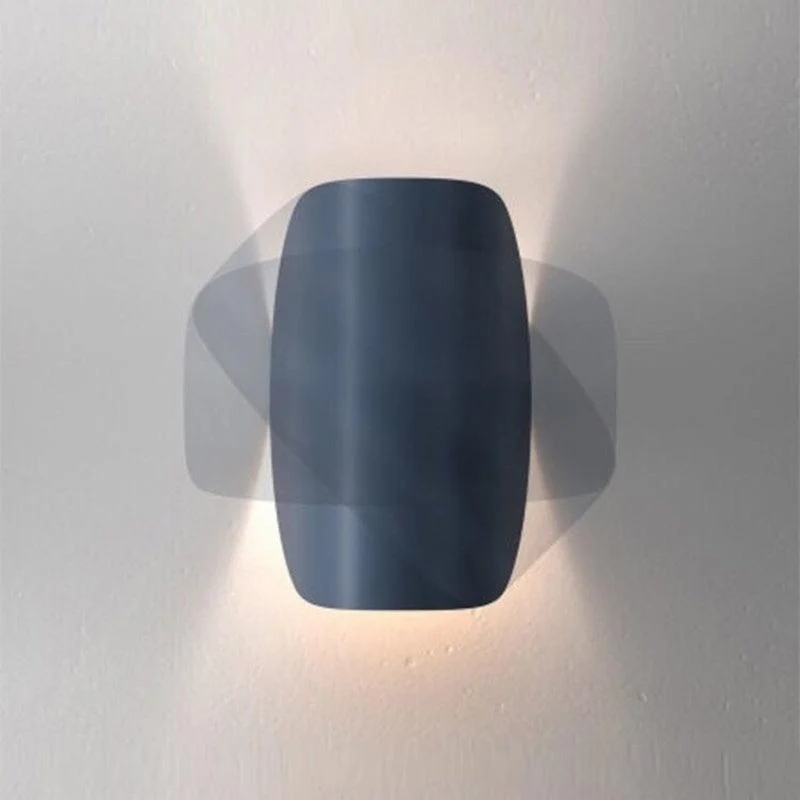 Eveline Modern Geometric LED Wall Lamp - 4 Colors Indoor/Outdoor Metal -  - #tag1#