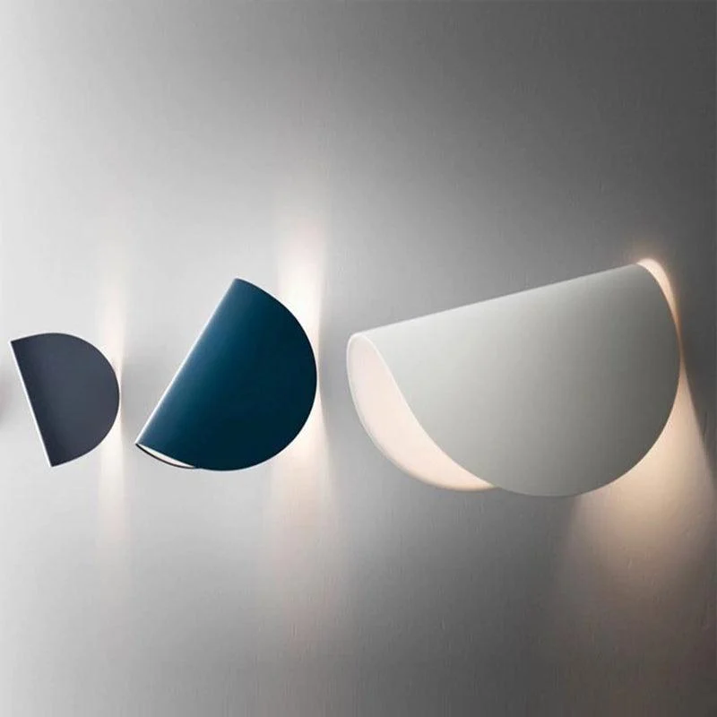 Eveline Modern Geometric LED Wall Lamp - 4 Colors Indoor/Outdoor Metal -  - #tag1#