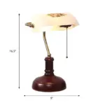 EvoLicht Vintage semi cylindrical bedside lamp tag1