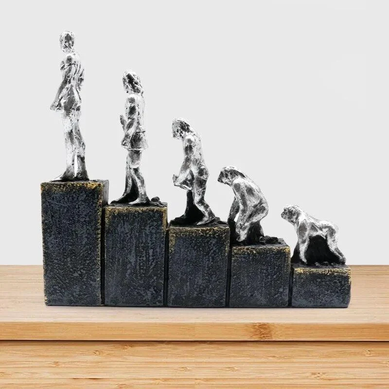 Evolution Figurine Sculpture -