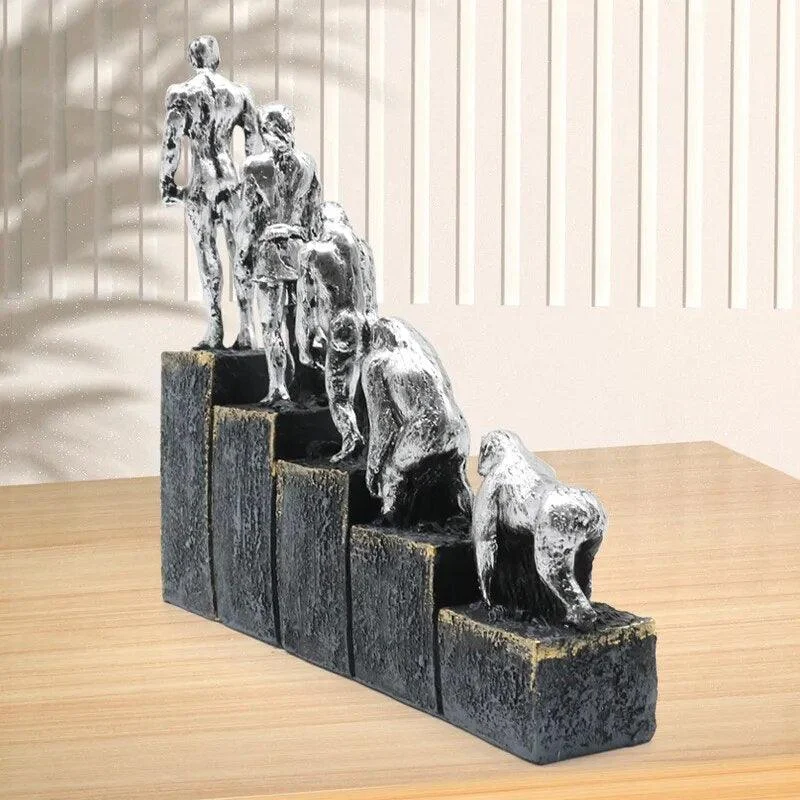 Evolution Figurine Sculpture -