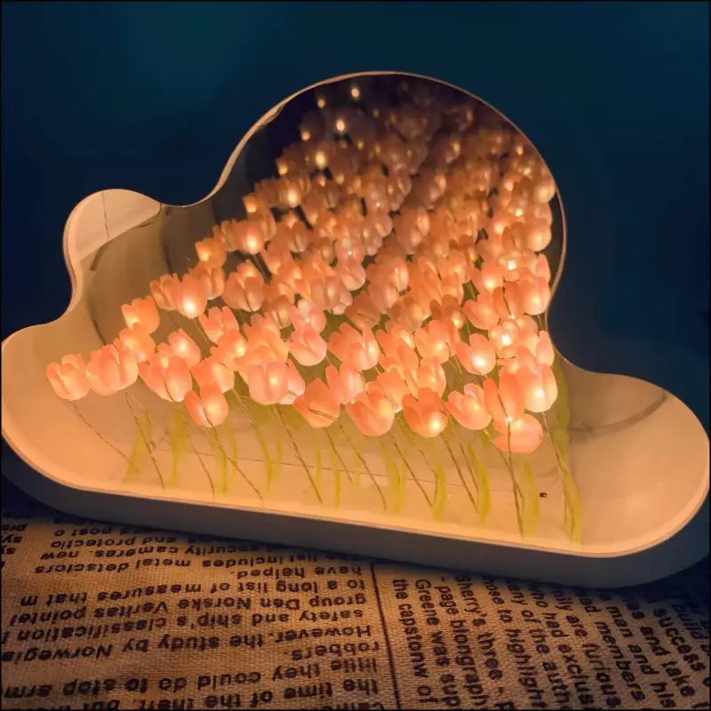 EwigerWolkenspiegelTulpen-LED-SpiegelmitUnendlichkeitseffekt4 EwigerWolkenspiegelTulpen LED SpiegelmitUnendlichkeitseffekt4