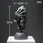 Expressive Face Creative Abstract Face Sculpture for Home and Office Decoration tag1