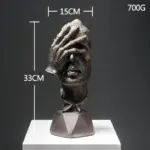 Expressive Face Creative Abstract Face Sculpture for Home and Office Decoration tag1
