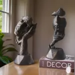 Expressive Face Creative Abstract Face Sculpture for Home and Office Decoration tag1
