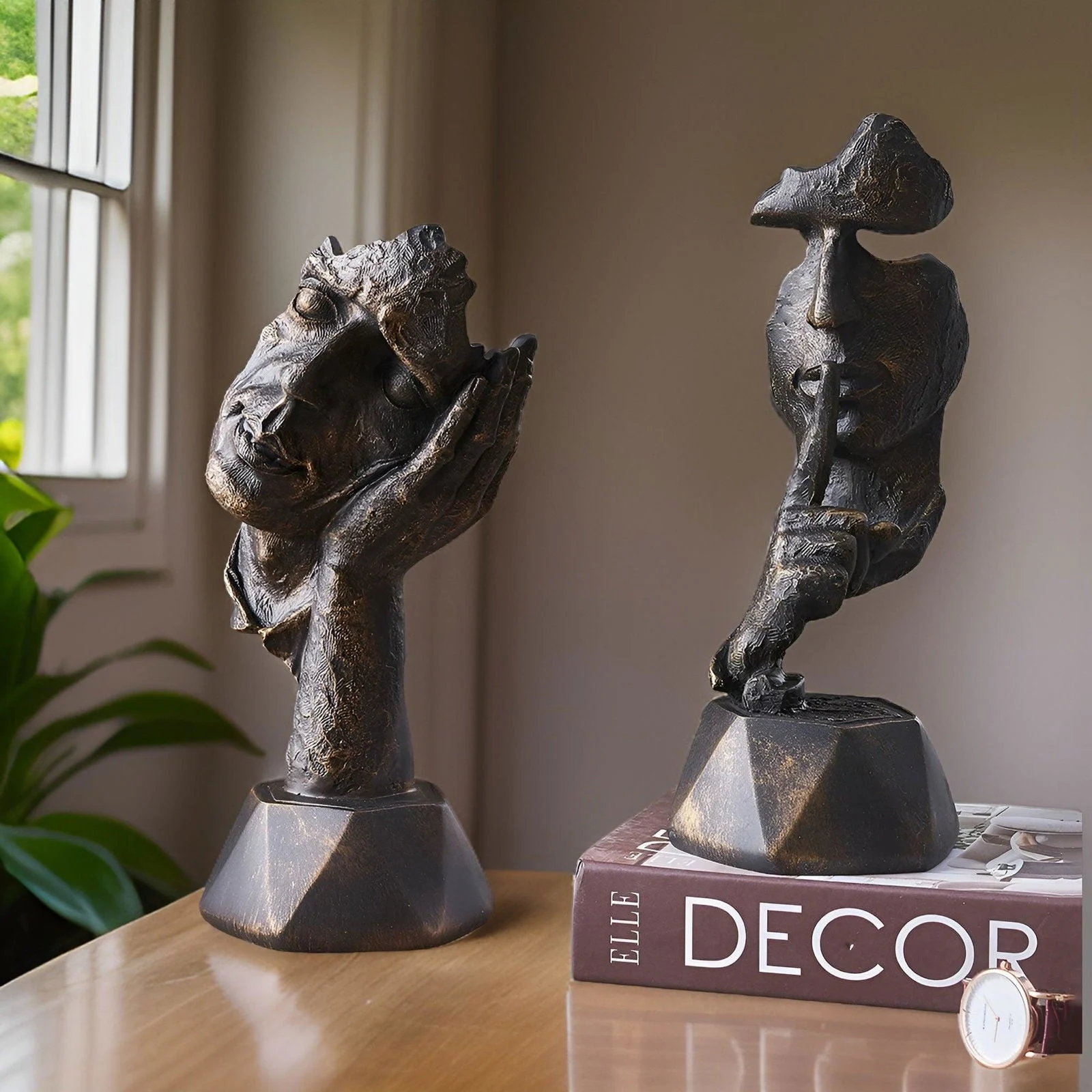 Expressive Face - Creative Abstract Face Sculpture for Home and Office Decoration -  - #tag1#