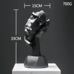 Expressive Face Creative Abstract Face Sculpture for Home and Office Decoration tag1