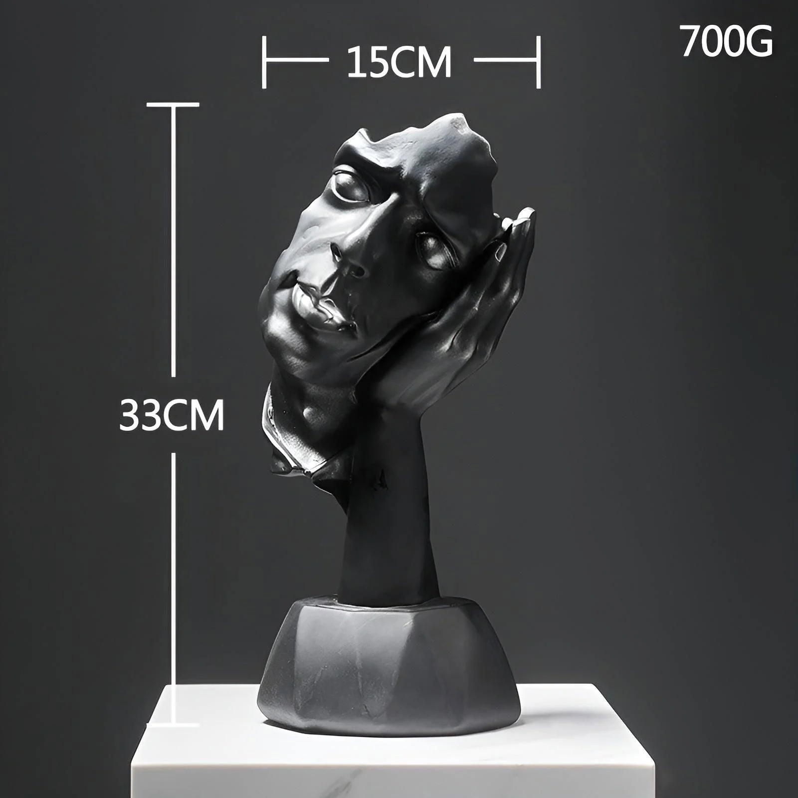 Expressive Face - Creative Abstract Face Sculpture for Home and Office Decoration -  - #tag1#