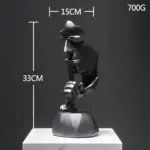 Expressive Face Creative Abstract Face Sculpture for Home and Office Decoration tag1