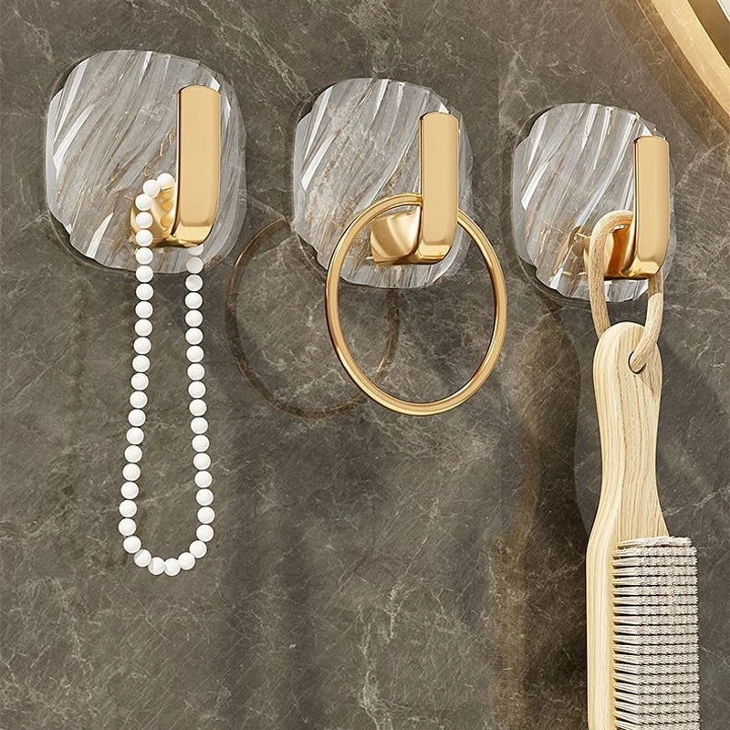 Exquisite Acrylic Punch-Free Hook Transparent Adhesive Wall Hook -  - #tag1#
