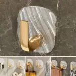 Exquisite Acrylic Punch Free Hook Transparent Adhesive Wall Hook tag1