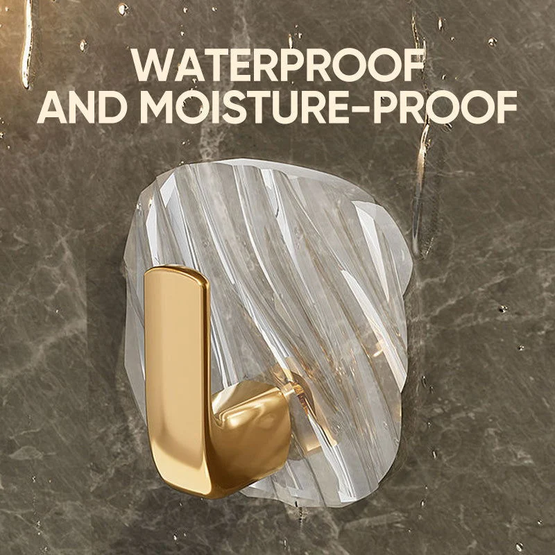 Exquisite Acrylic Punch-Free Hook Transparent Adhesive Wall Hook -  - #tag1#