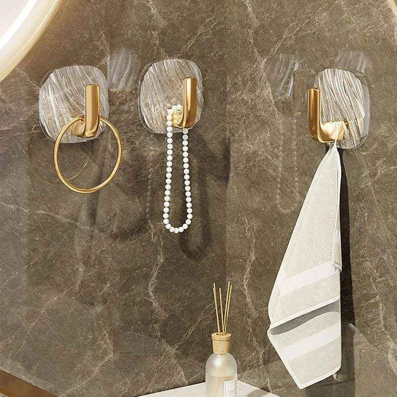 Exquisite Acrylic Punch-Free Hook Transparent Adhesive Wall Hook -  - #tag1#