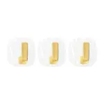 Exquisite Acrylic Punch Free Hook Transparent Adhesive Wall Hook tag1